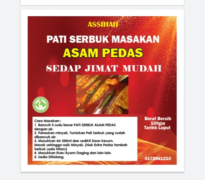Perniagaan Produk IKS Untuk Di Ambil Alih