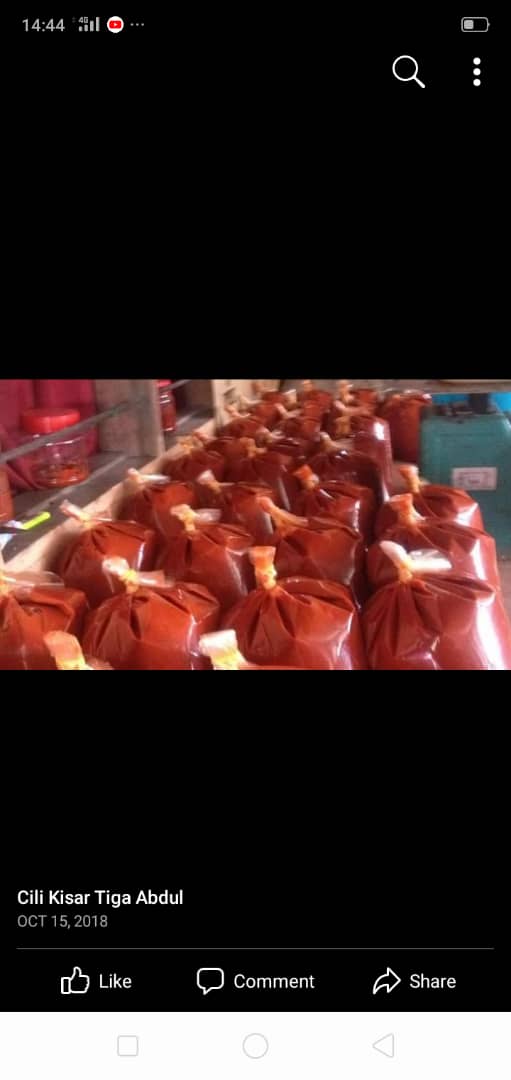 Syarikat Cili Kisar Tiga Abdul (bumiputera) Untuk Dijual